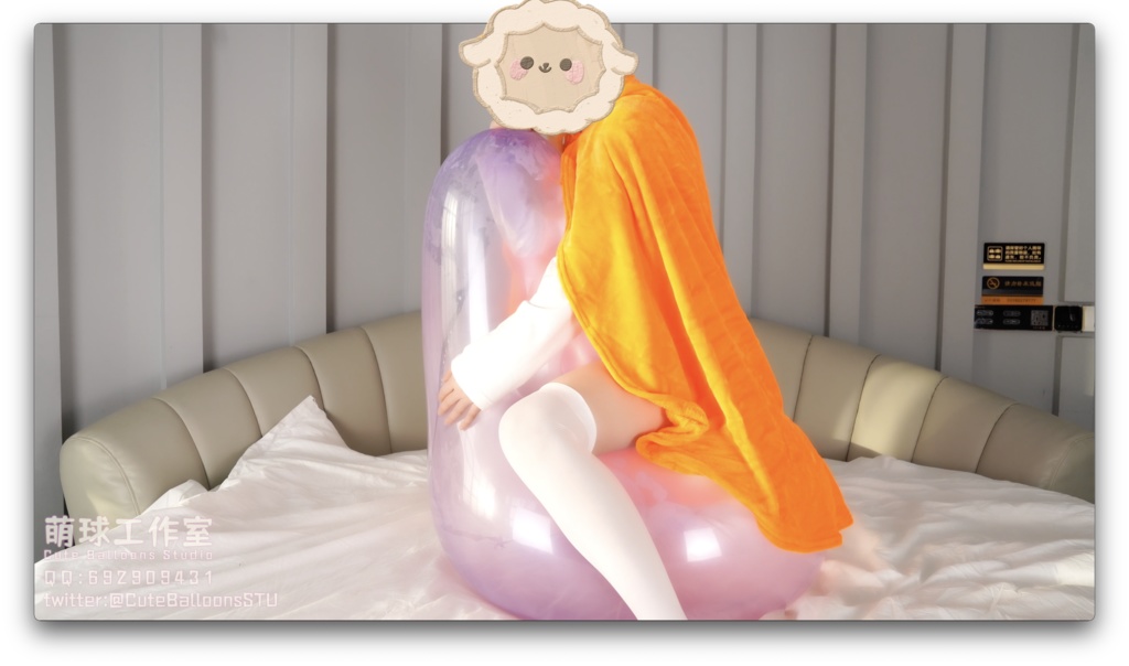 うまる口膨らましC32L破裂寸前です