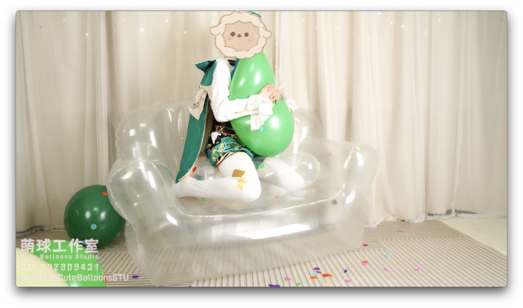 ウェンディーズのバルーンパーティーPOPバルーン