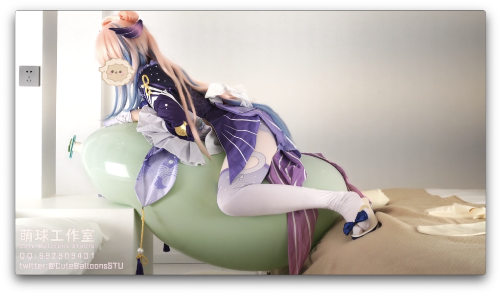 貓貓餅宙づりに二重バルーンに乗るGL 700(nonpop)