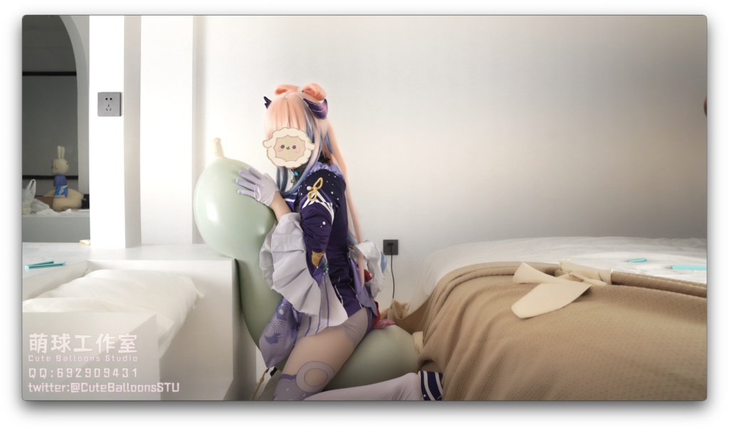 貓貓餅宙づりに二重バルーンに乗るGL 700(nonpop)