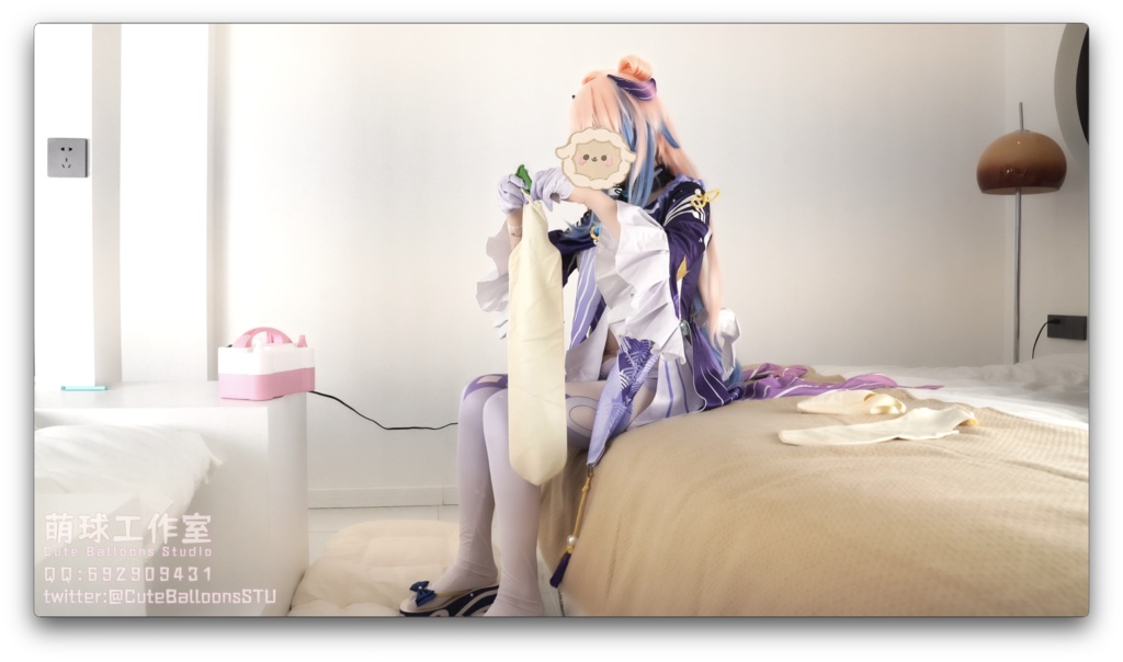 貓貓餅宙づりに二重バルーンに乗るGL 700(nonpop)