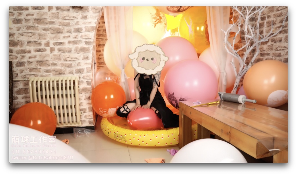 悠香POP部屋いっぱい風船