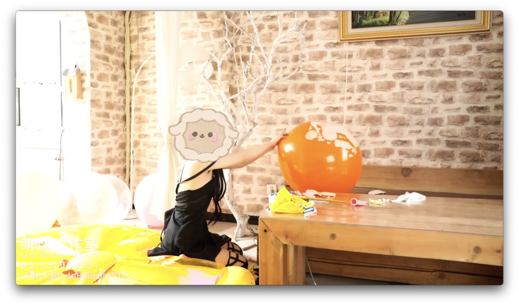 悠香POP部屋いっぱい風船