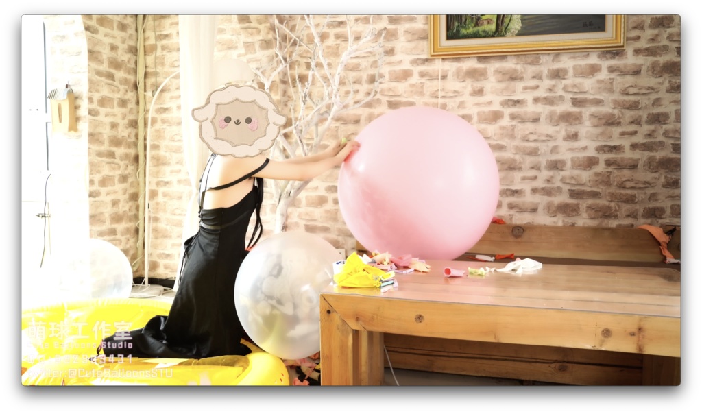 悠香POP部屋いっぱい風船