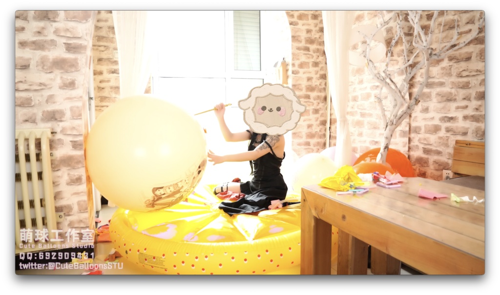 悠香POP部屋いっぱい風船