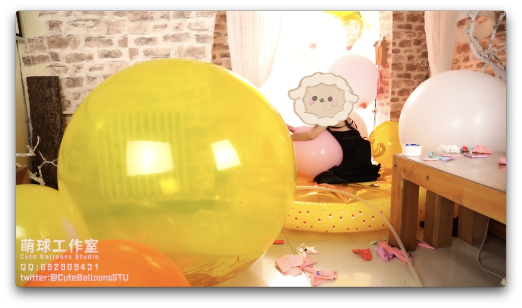 悠香POP部屋いっぱい風船