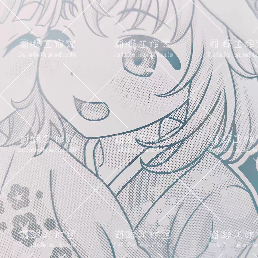 【現物】心兎、风铃、2024新年のお祝い(白インキ、反転印刷)(A3-03)