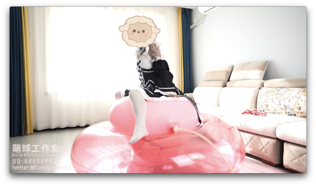 レムがS36x6で浮き輪遊びをしていました(極限まで膨らませて破裂するまで)