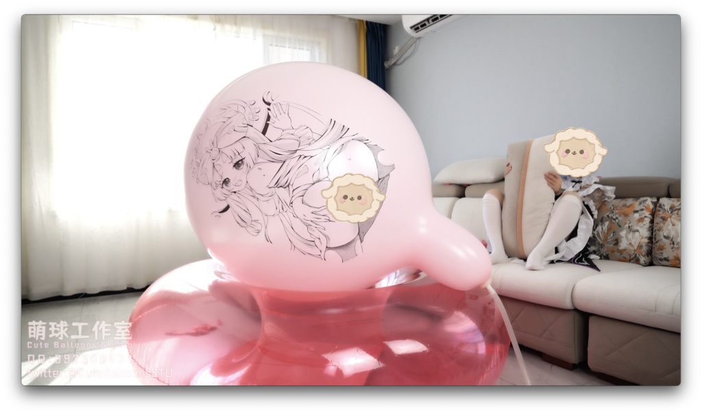 レムがS36x6で浮き輪遊びをしていました(極限まで膨らませて破裂するまで)