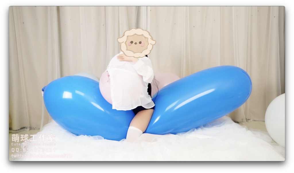 悠香騎GL+服内充(風船が破裂するまで口で吹きます)