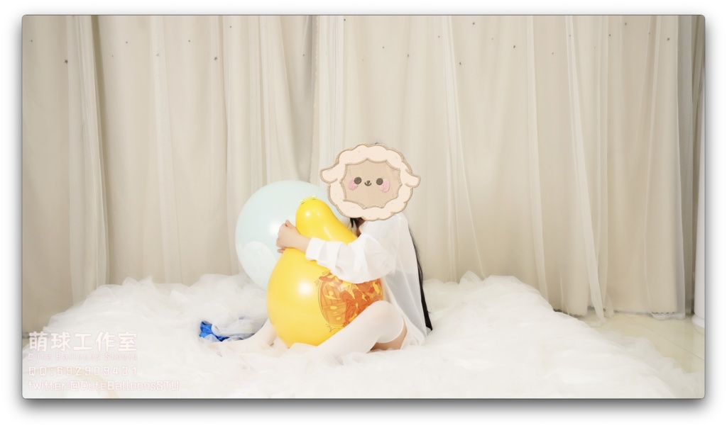 悠香騎GL+服内充(風船が破裂するまで口で吹きます)