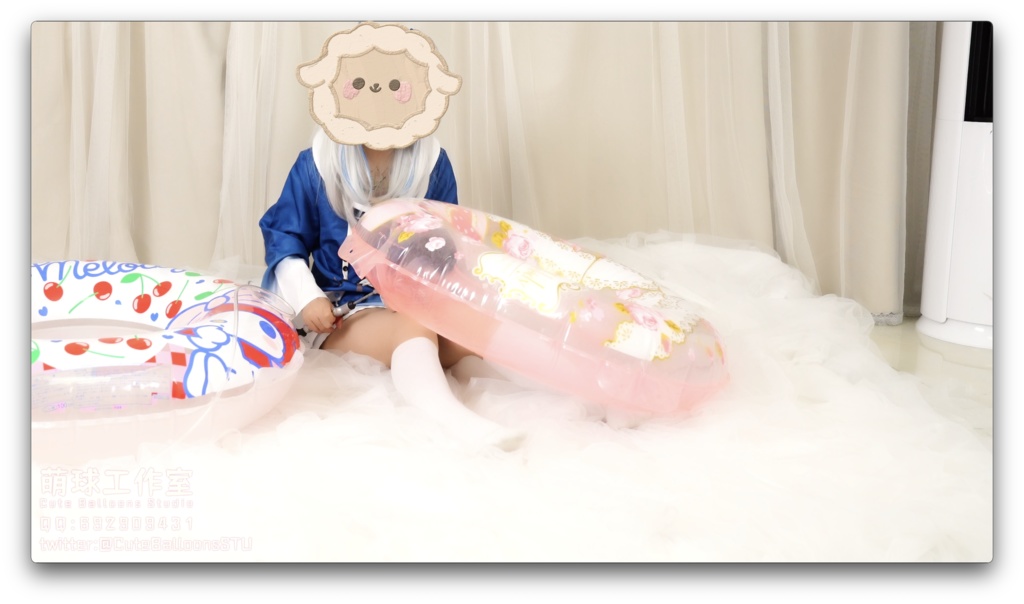 【カスタマイズ】サメちゃんが2つの浮き輪を破裂させるまでやります