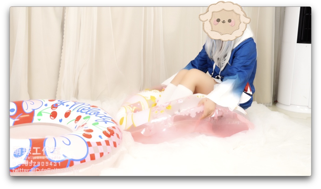 【カスタマイズ】サメちゃんが2つの浮き輪を破裂させるまでやります