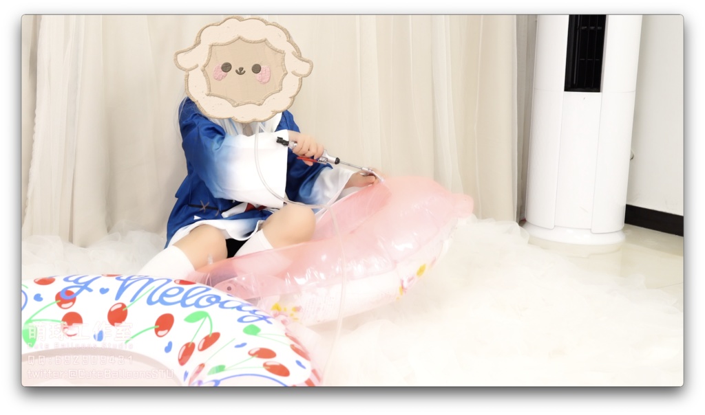 【カスタマイズ】サメちゃんが2つの浮き輪を破裂させるまでやります