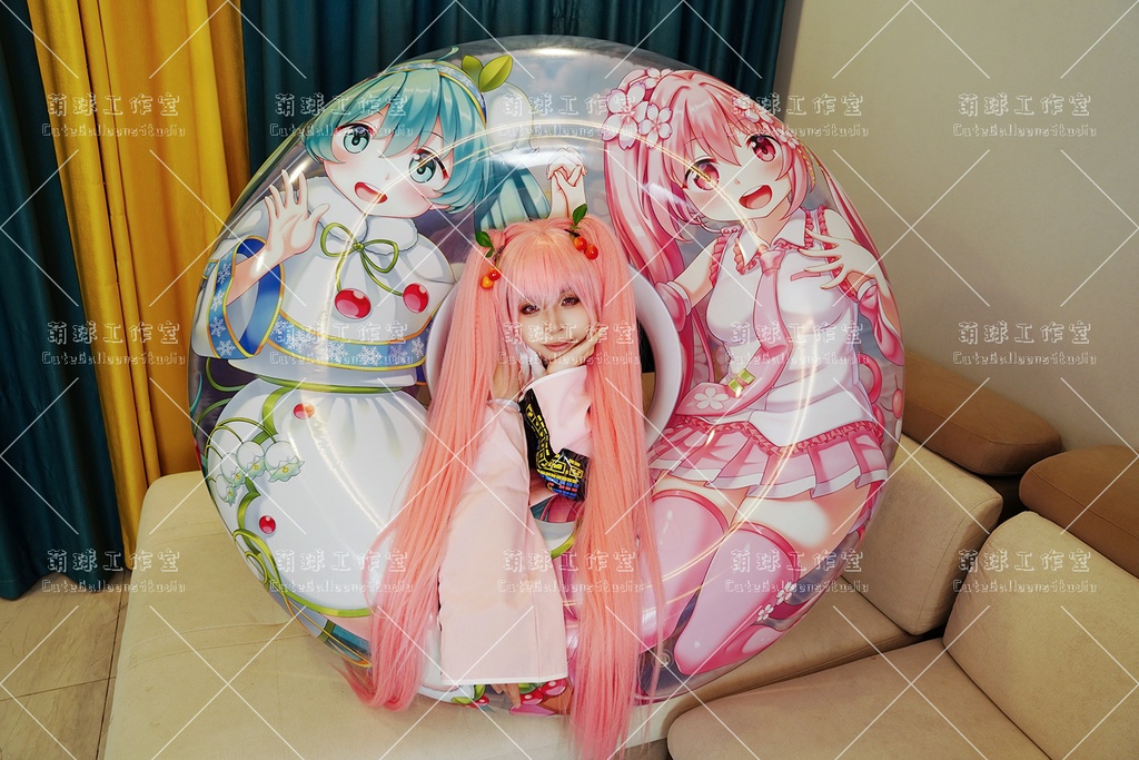 【送料無料】【浮き輪】桜ミク 雪ミク(予約締切時間:2024.6.15)