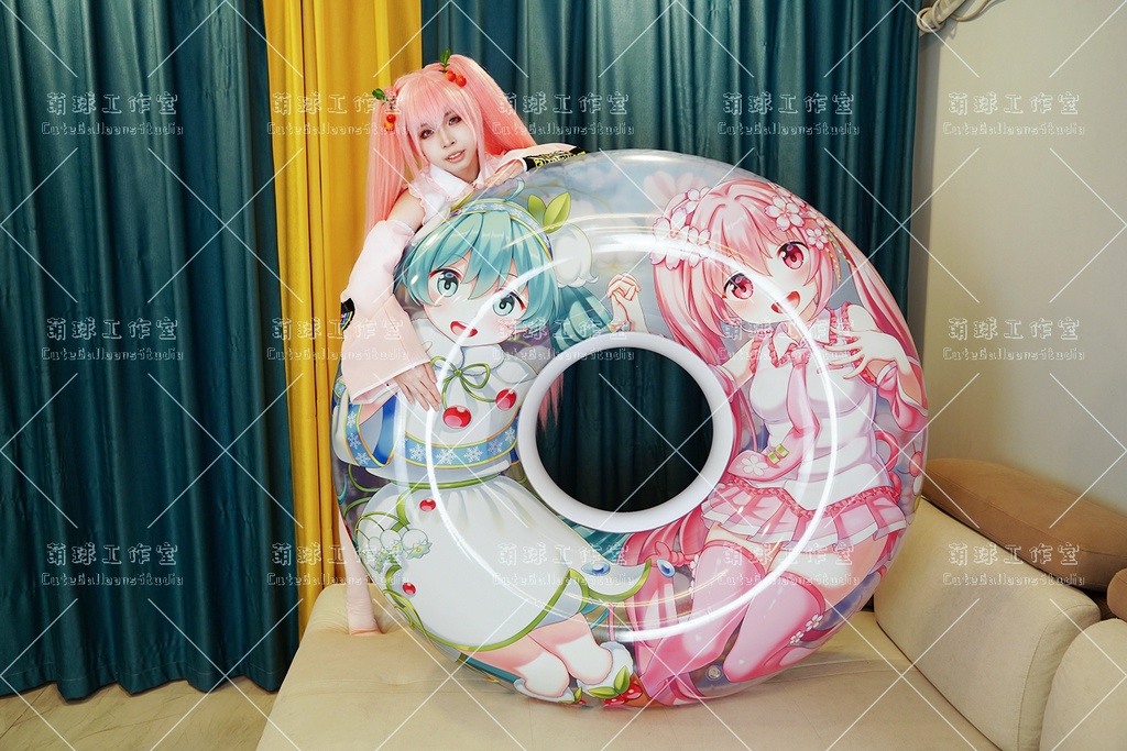 【送料無料】【浮き輪】桜ミク 雪ミク(予約締切時間:2024.6.15)