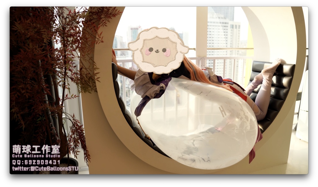 ここみは極限までO 36気球を吹く