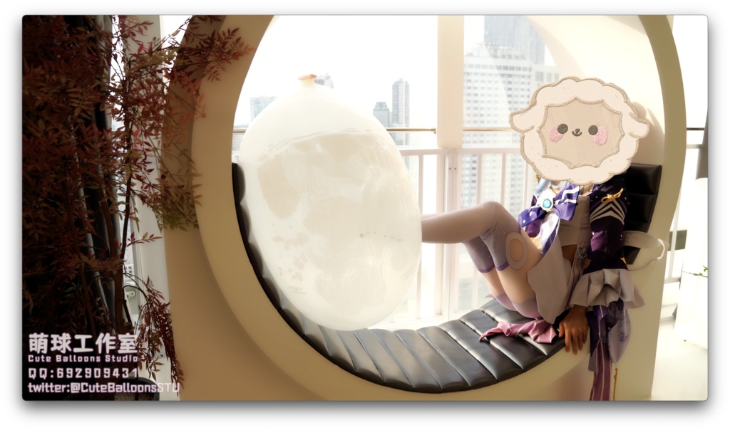 ここみは極限までO 36気球を吹く