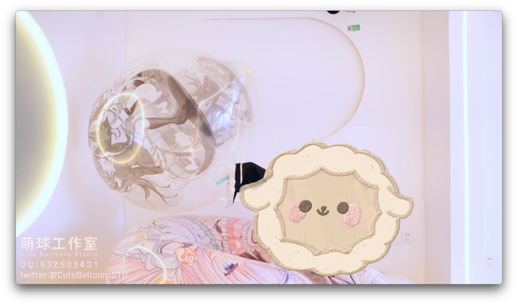 猫娘の浮き輪の上で大きな風船に極限まで空気を入れて、最後に破裂しました(72分超長時間)