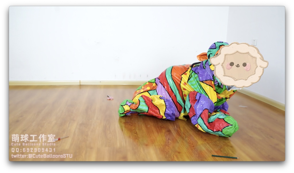 サメがカラーサイを破る