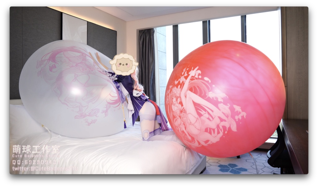 はなびの72インチ気象球(84分超長時間)(販売:動画、印刷風船)