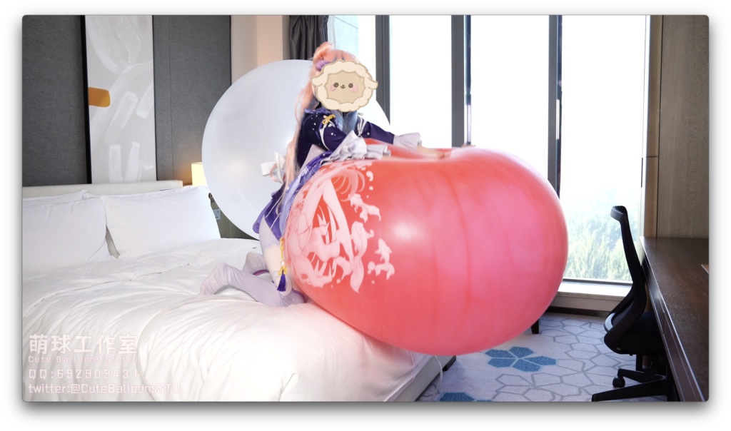 はなびの72インチ気象球(84分超長時間)(販売:動画、印刷風船)