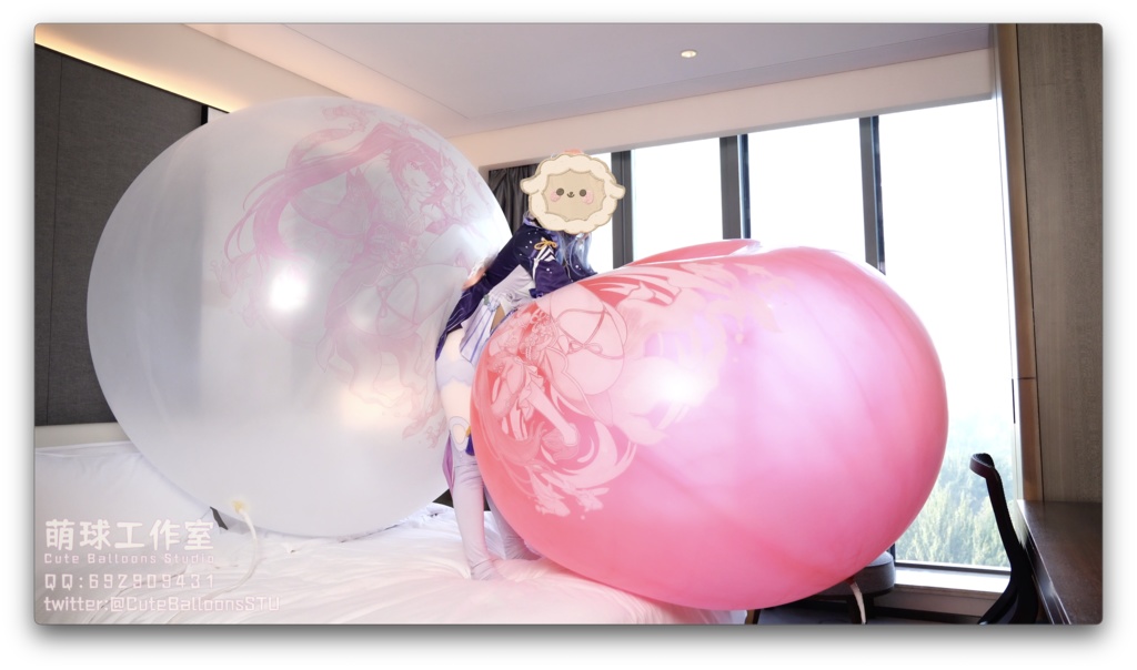 はなびの72インチ気象球(84分超長時間)(販売:動画、印刷風船)