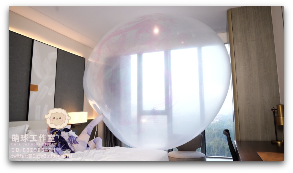 はなびの72インチ気象球(84分超長時間)(販売:動画、印刷風船)