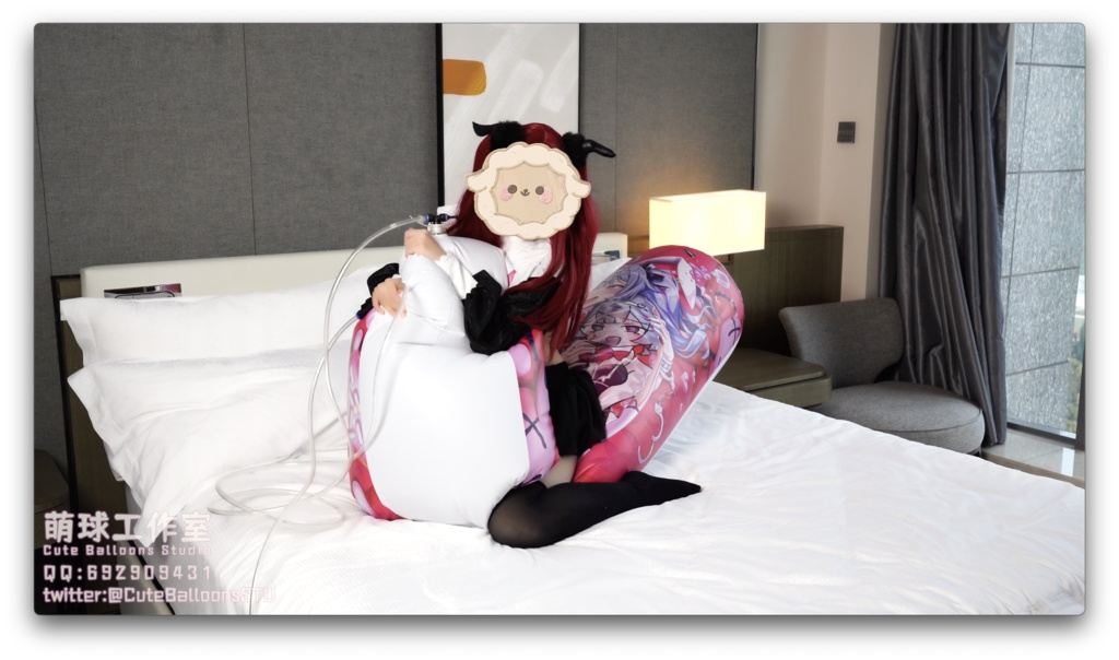 小悪魔popラビットホール抱き枕(白い新材料)