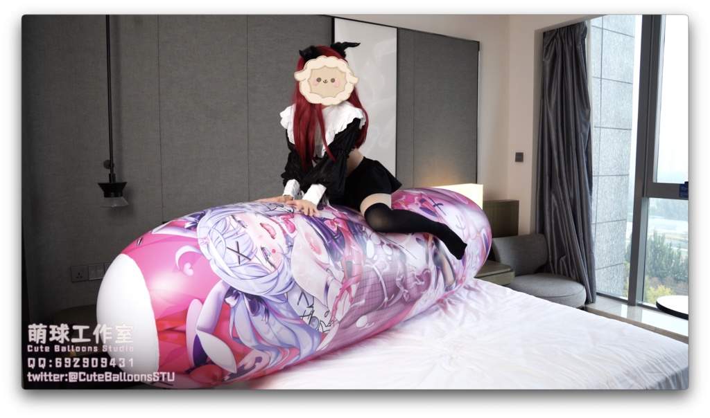 小悪魔popラビットホール抱き枕(白い新材料)