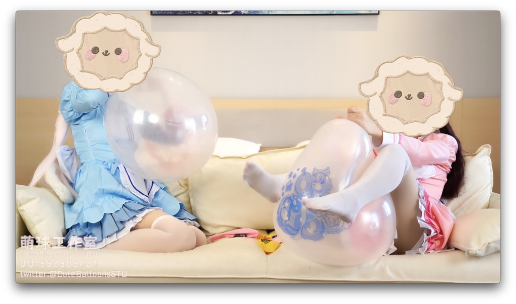 チョコレートとバニラがCT18風船を吹くコンテスト