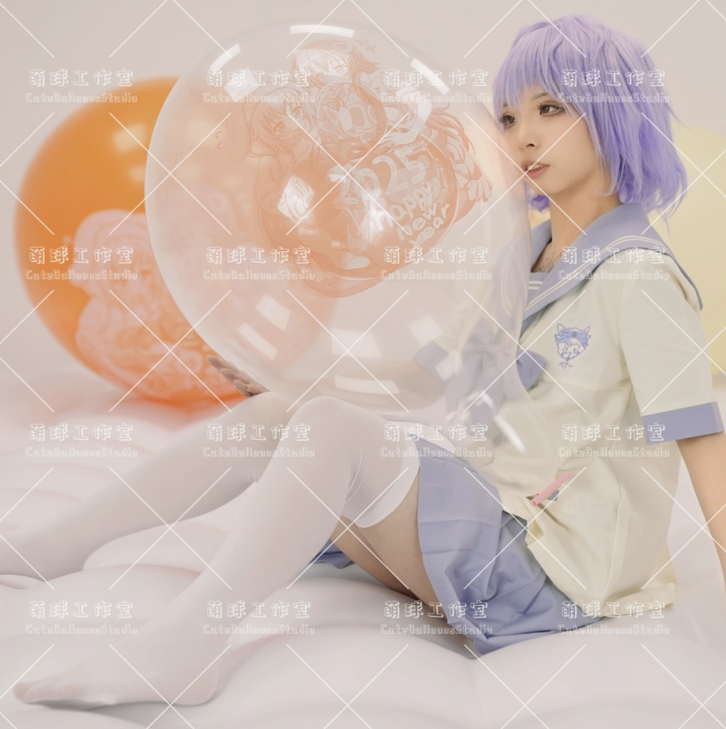 【現物】ミ○ア、心兎、2025新年のお祝い(オレンジ赤インク)