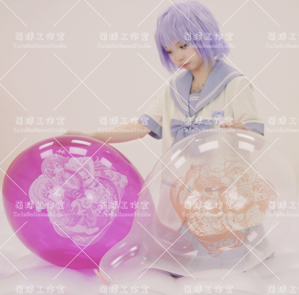 【現物】ミ○ア、心兎、2025新年のお祝い(オレンジ赤インク)