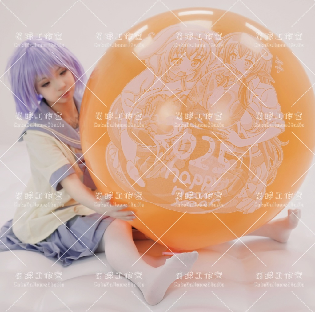 【現物】ミ○ア、心兎、2025新年のお祝い(白インキ、反転印刷)