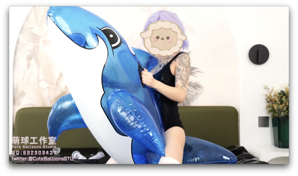 水着粘液ブルークジラ