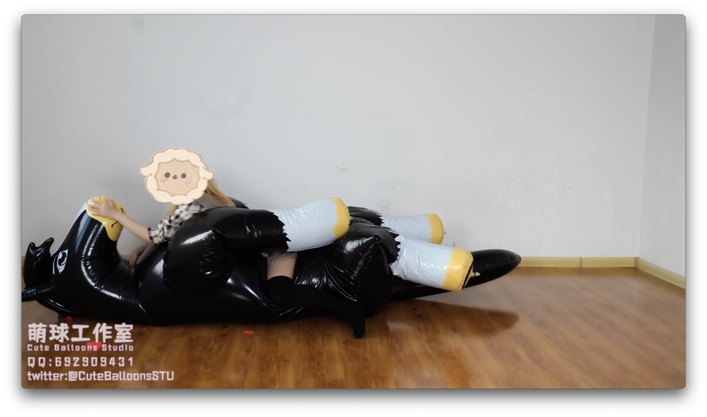 【カスタム】インフレータブルホースと小さなユニコーンの風船ポップ(動画)