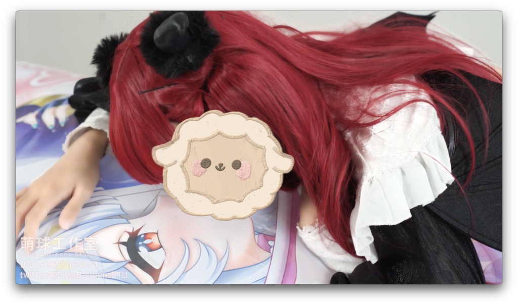 小悪魔がマラニーのエア抱き枕をイタズラ(柔らかく&強化)→ 破裂するまでガンガン空気注入