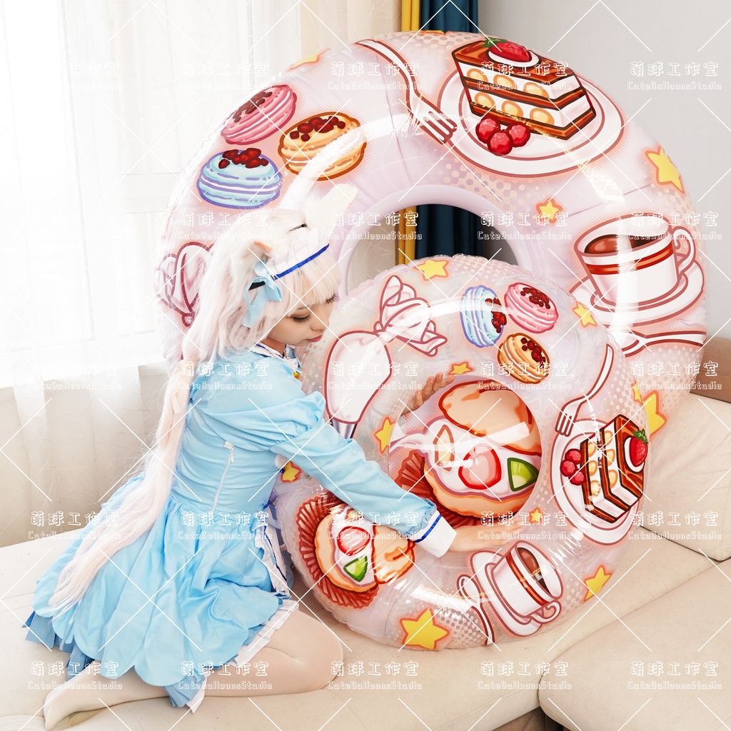 【送料無料】【浮き輪】ネコ娘:メイプル&シナモン【締め切り日:2025.11.30】