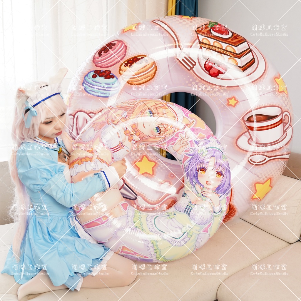 【送料無料】【浮き輪】ネコ娘:メイプル&シナモン【締め切り日:2025.11.30】