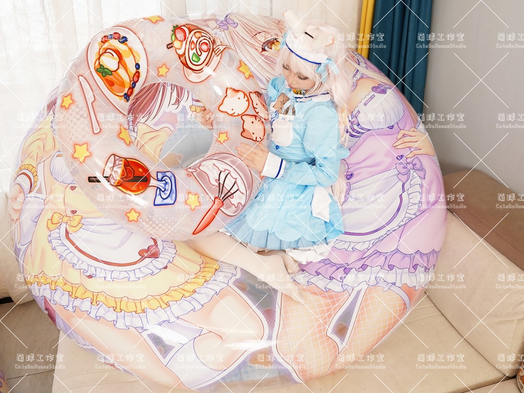 【送料無料】【浮き輪】ネコ娘:アズキ&ココナツ【締め切り日:2025.11.30】