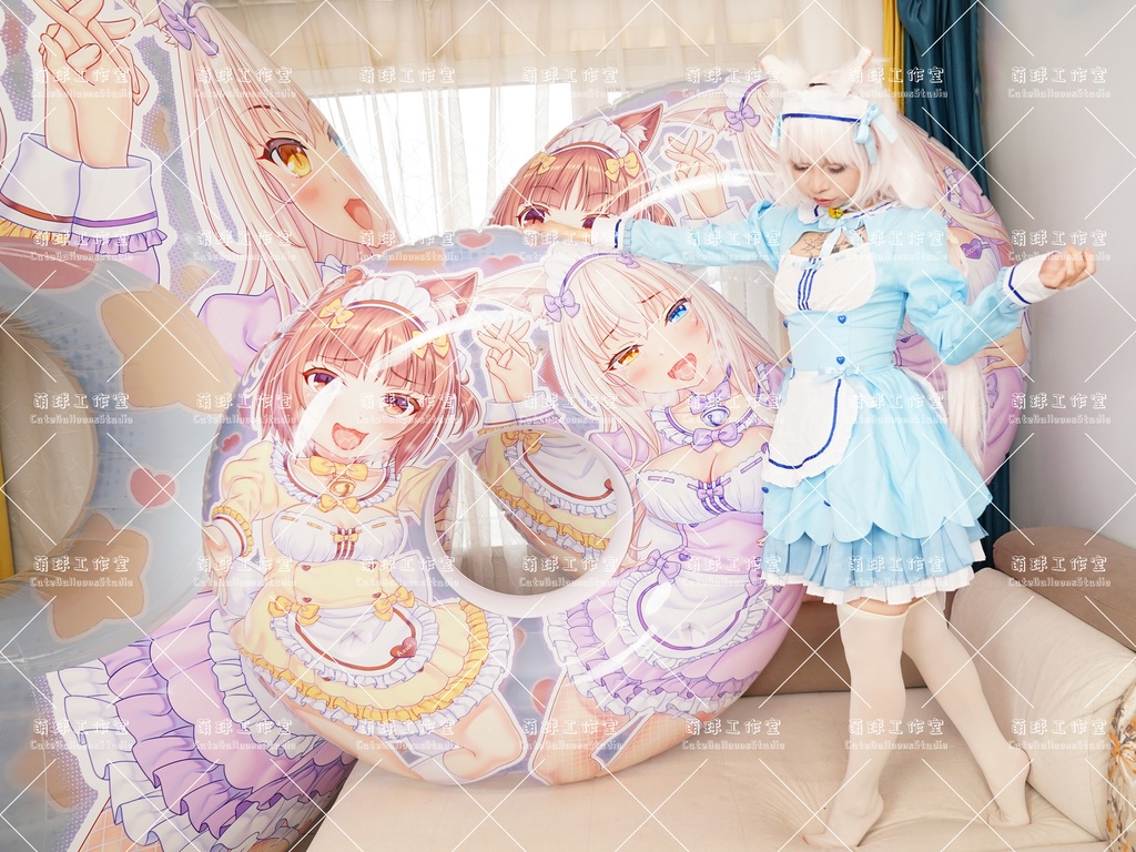 【送料無料】【浮き輪】ネコ娘:アズキ&ココナツ【差分】【締め切り日:2025.11.30】