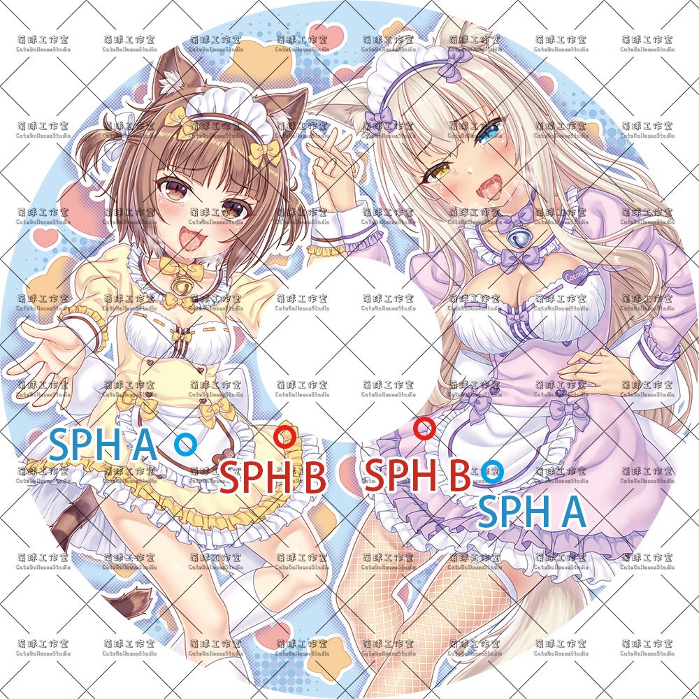 【送料無料】【浮き輪】ネコ娘:アズキ&ココナツ【差分】【締め切り日:2025.11.30】