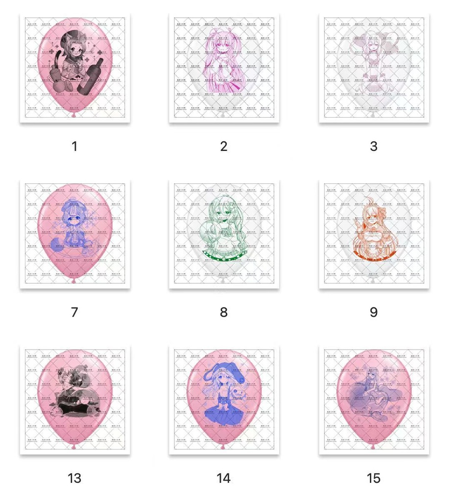 【予售 】11周年店舗祭 アニメプリントバルーン 歴史柄復刻【締め切り日：2025.11.20】