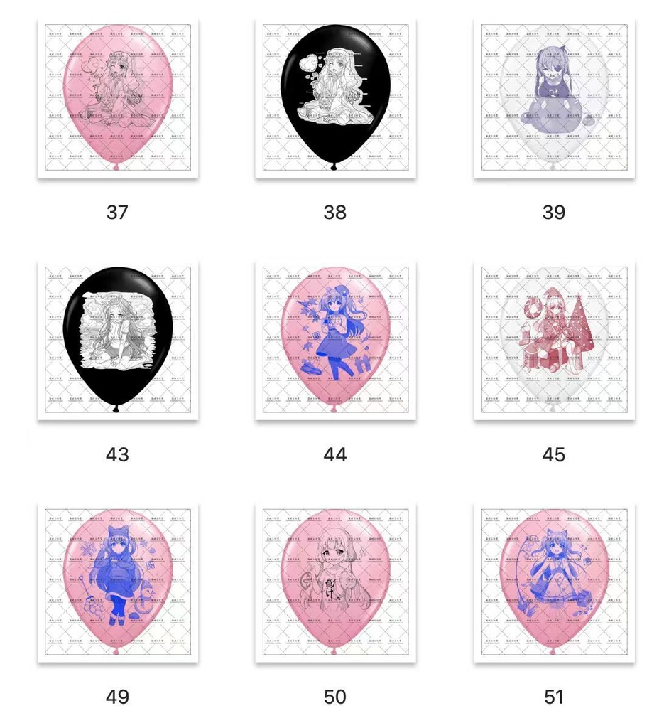 【予售 】11周年店舗祭 アニメプリントバルーン 歴史柄復刻【締め切り日:2025.11.20】