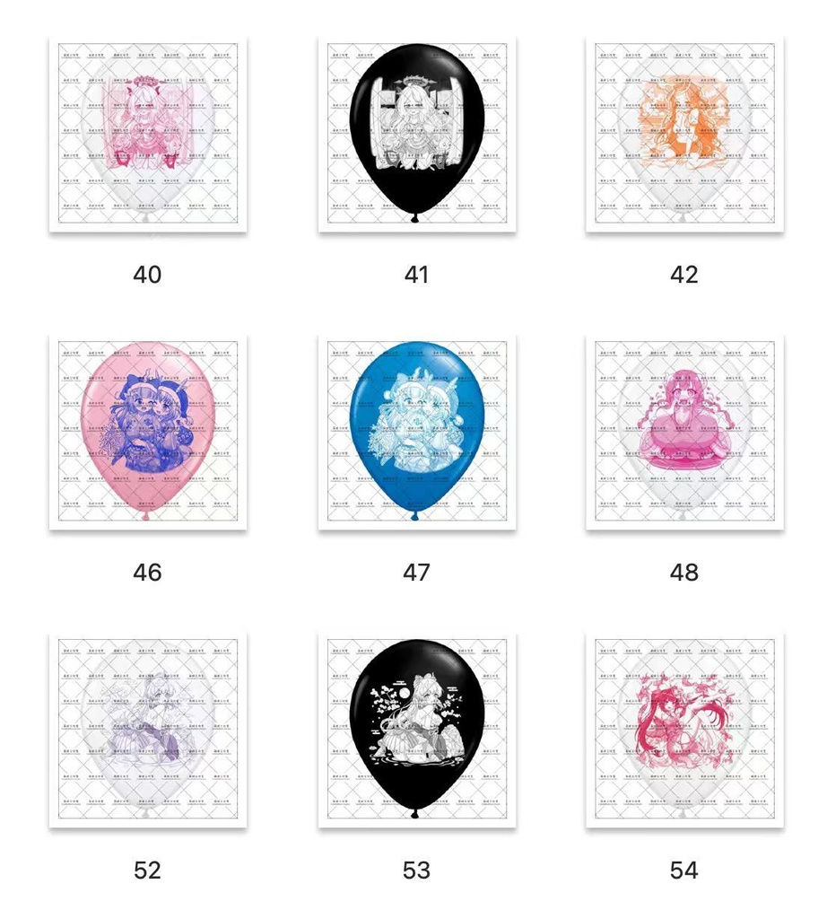 【予售 】11周年店舗祭 アニメプリントバルーン 歴史柄復刻【締め切り日:2025.11.20】