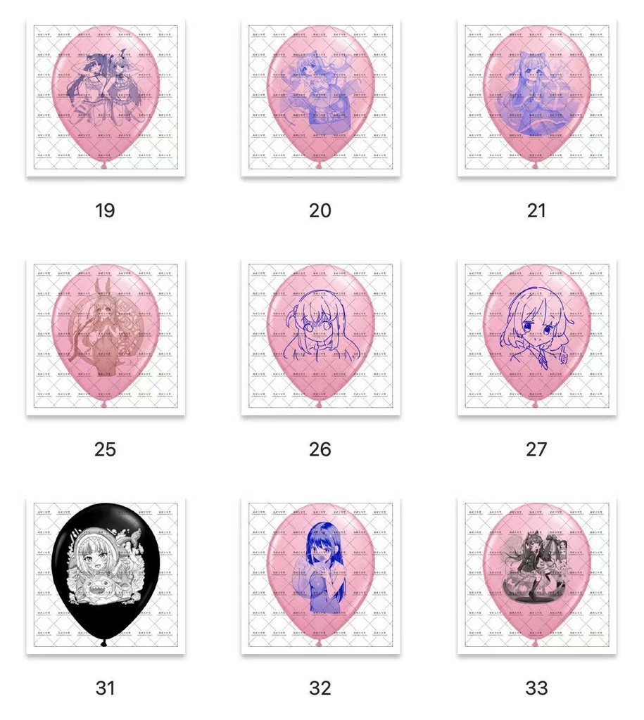 【予售 】11周年店舗祭 アニメプリントバルーン 歴史柄復刻【締め切り日:2025.11.20】