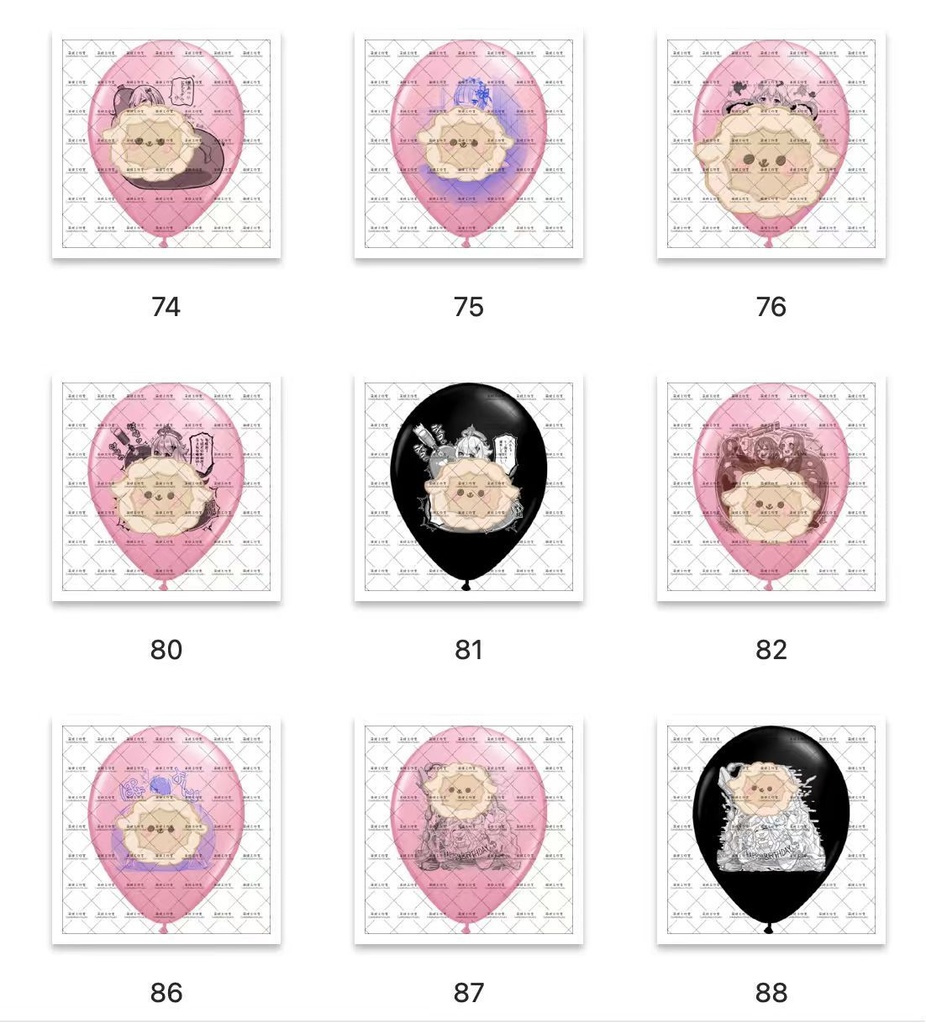 【予售 】11周年店舗祭 アニメプリントバルーン 歴史柄復刻【締め切り日:2025.11.20】