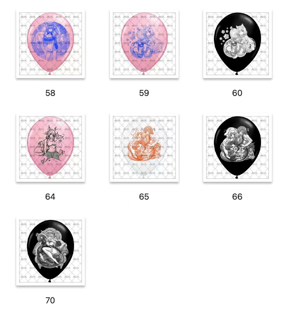 【予售 】11周年店舗祭 アニメプリントバルーン 歴史柄復刻【締め切り日:2025.11.20】