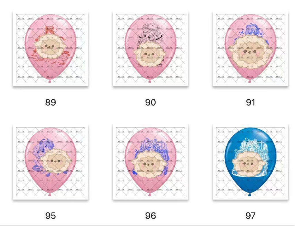 【予售 】11周年店舗祭 アニメプリントバルーン 歴史柄復刻【締め切り日:2025.11.20】