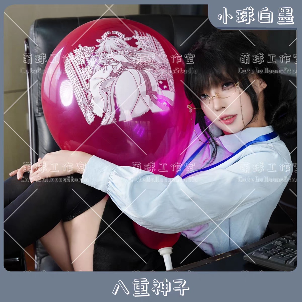 【現物】八重神子(白インキ、反転印刷)